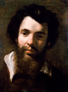 Portret van Agostino Carracci, broer van de kunstenaar